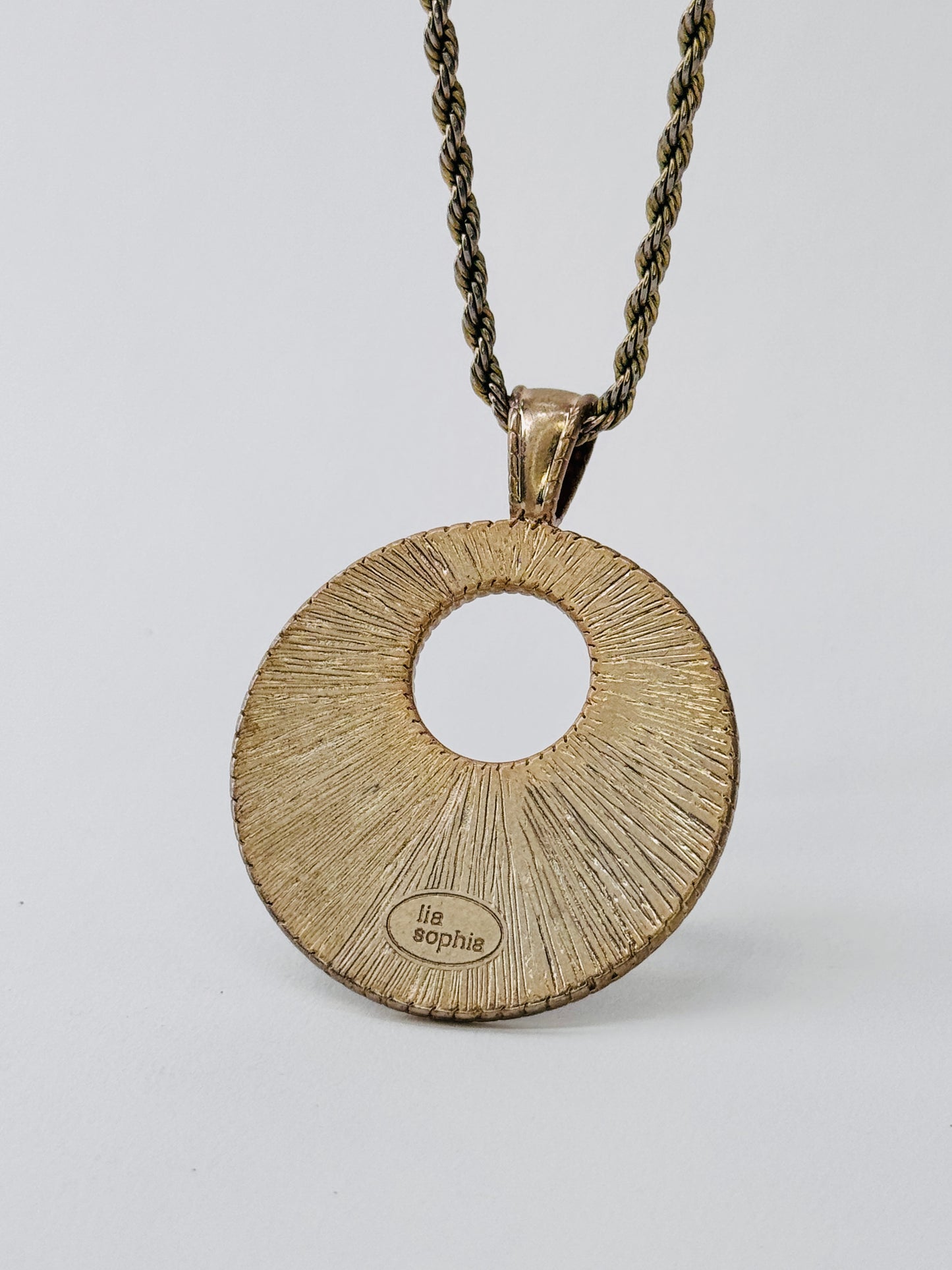 Multicolor reflective necklace
