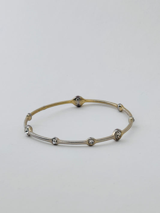 tarnished diamond bangle