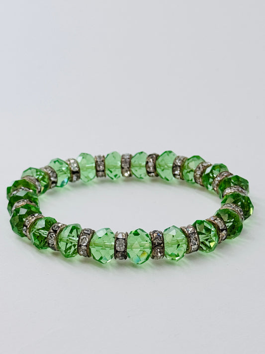Vibrant Green Beaded bracelet
