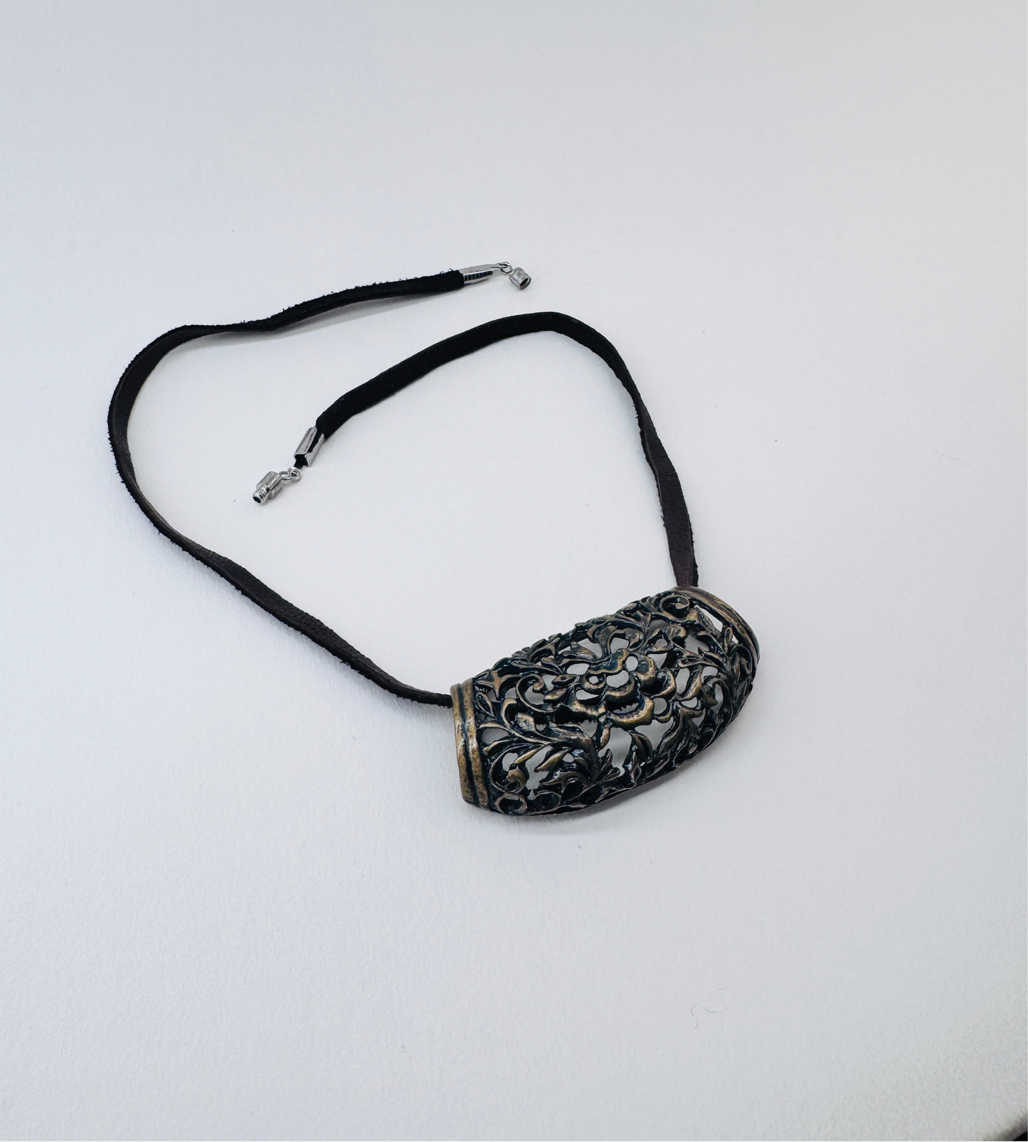Dark Brown Whimsigoth Necklace