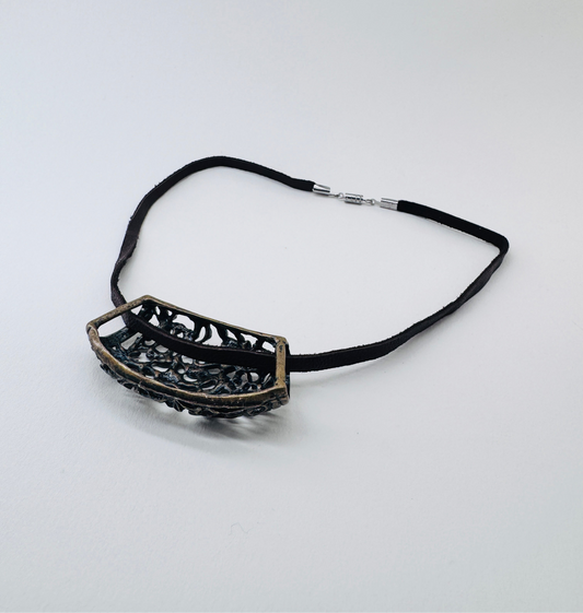 Dark Brown Whimsigoth Necklace